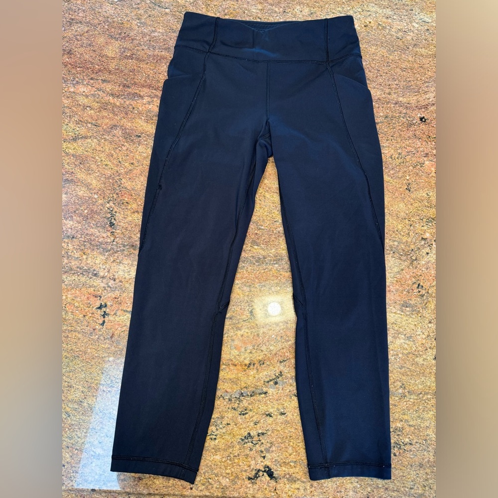 Lululemon High Rise Crop Wunder Under Legging